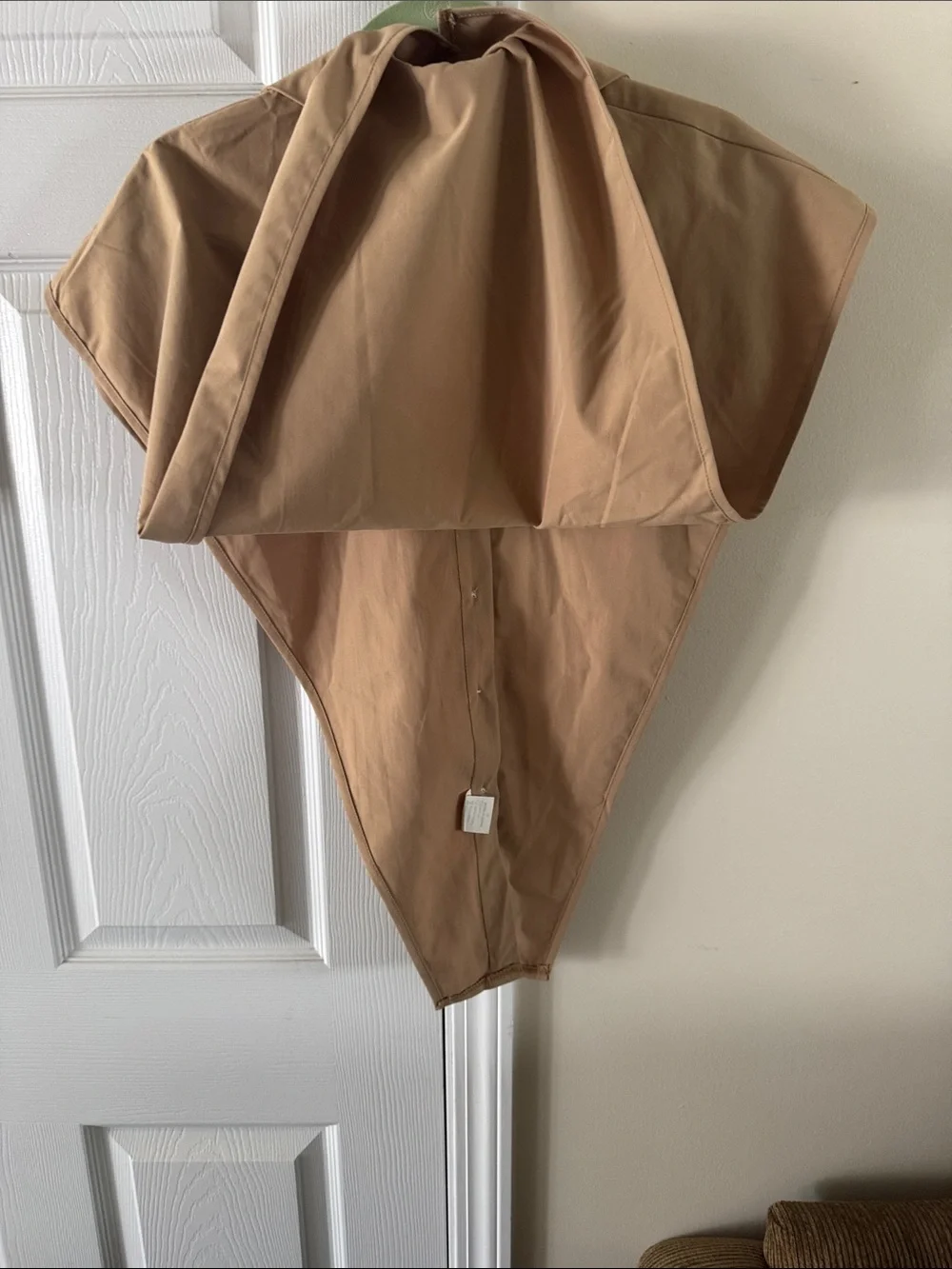 Beige Women's Detachable Collar Cape - Brand: